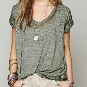 Free People Beach Burnout Tee